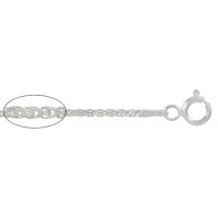 1.4mm Spiga Chain - 7" - 24" Length, Sterling Silver